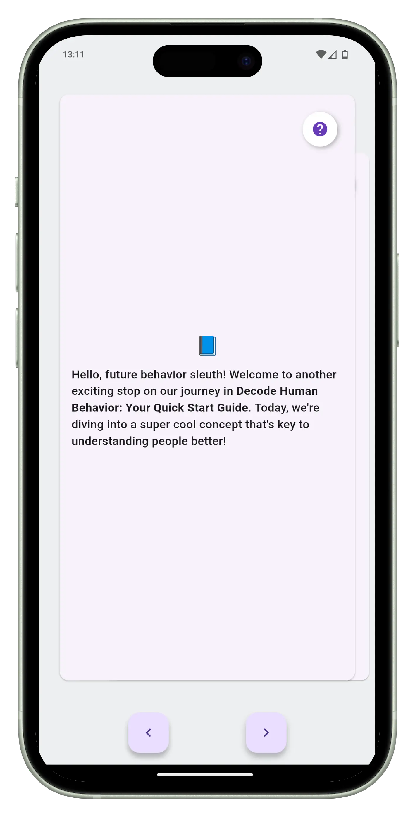 A question and content generation screen for Q&A tasks, with a “Done” button at the bottom.